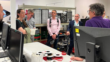 NHS Visit - Touring the Labs 1