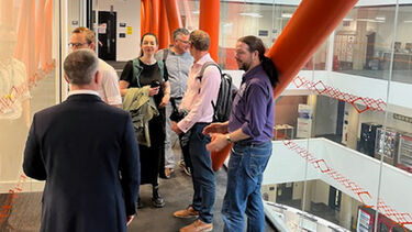 NHS Visit - Touring the Labs 2