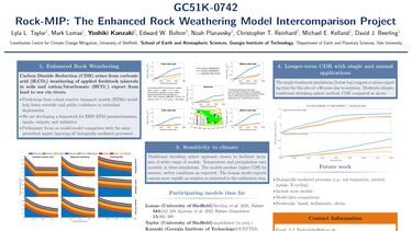 A poster with boxes explaining various elements of the RockMIP project