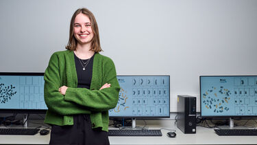 Maisy Wilkes in the Julia Garnham Centre 