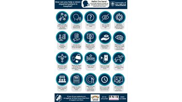 tips for helping vision impaired patients