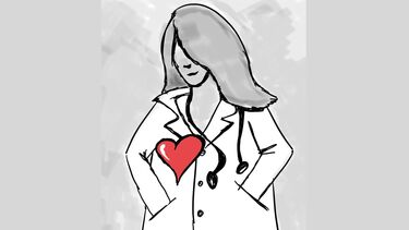 A healthcare professional with a big heart
