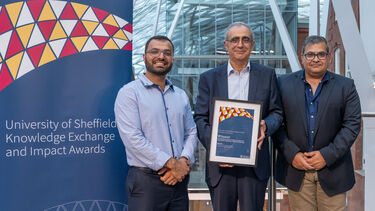 Winners from TERC with their certificate 