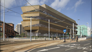 Artist impression of new five storey central teaching laboratory building