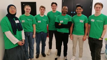 a group of Civil Engineering students