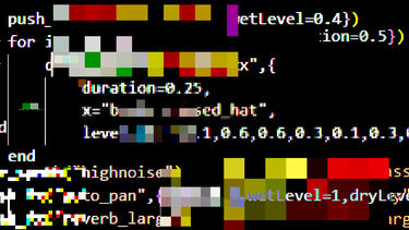 The Black Dog event visual by Human Studio 