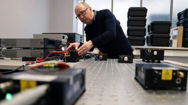 Professor Timothy O'Farrell in our 6G facility 