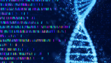 abstract image of genome analysis