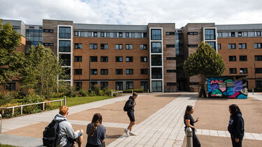 External shot of University of Sheffield Student Accommodation in Endcliffe