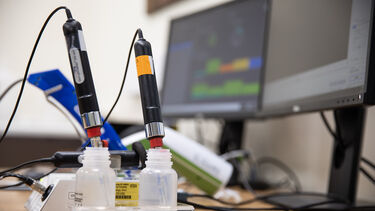 Scanning equipment sitting on a desk