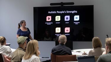 Laura Dean presents the strengths of autistic people