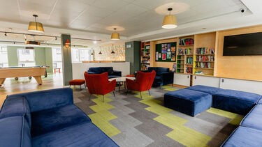 Allen Court Common Room facilities at University of Sheffield