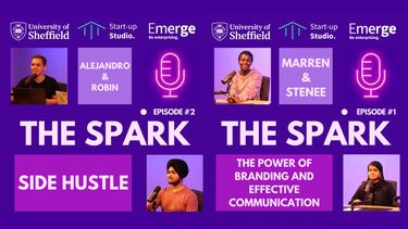 the spark - side hustle - alejandro and robin, the power of branding and effective communication - marren and stenee