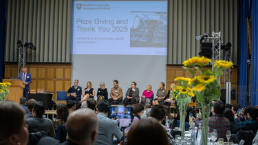 Dean Professor Fraser McLeay opens the ceremony