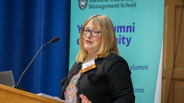 Teresa Hitchcock delivers closing speech