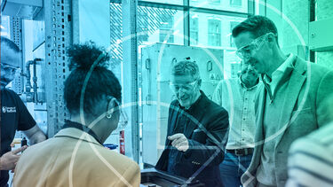 Siemens staff visiting Royce centre 