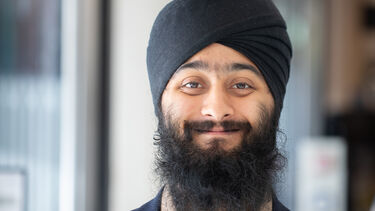 Harjeet, scholarship student