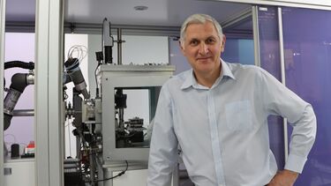 Dr Oleksandr Mykhaylyk in a lab