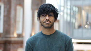 MSc Biomedical student, Akilan. 