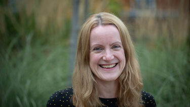 Hannah Jordan smiling to camera