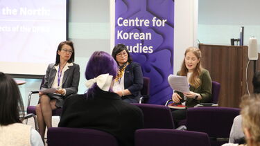 The Hard Road Out: One Woman’s Escape from North Korea with co-authors Jihyun Park and Seh-Lynn Chai. Chaired by Dr. Sarah Son