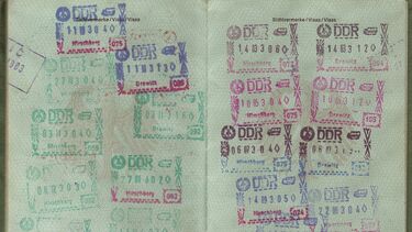 passport with stamps