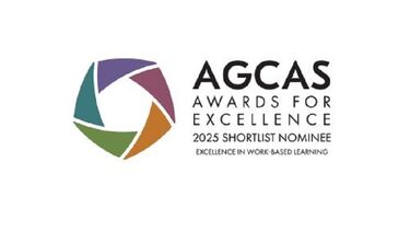 Logo for the AGCAS awards for excellence 2025
