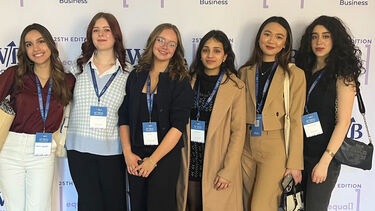 Women in Business committee members at the EQUALL conference.