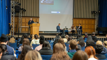 A lecture during International Journalism Week
