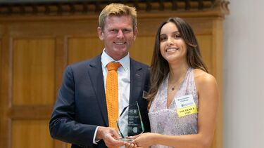 The Dean and undergraduate Dean's List winner Maria 2025