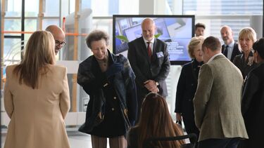 HRH The Princess Royal visiting the centre