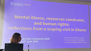 Maria Teresa Ferezzoli presenting at Transforming Care