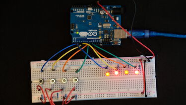 Close up of an electronic circuit board