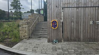 Goodwin top pitches defibrillator at University of Sheffield Sport & Physical Activity