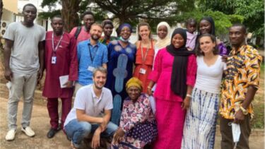 The study field team in The Gambia