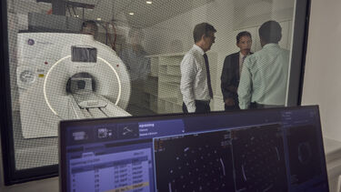 Low field MRI scanner unveiling with GE Healthcare