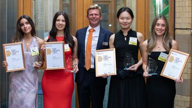 The Dean and the UG Dean's List winners 2025