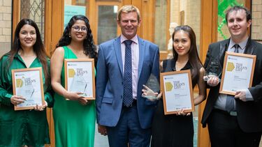 The Dean and the UG Dean's List winners 2024