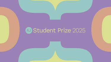 Logo for the Architects' Journal student prize 2025