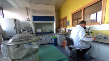 The sediment laboratory is used for the preparation and analysis of rock, soil and sediment samples for both research and teaching purposes.