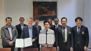 An MoU being signed 