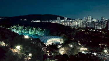 Still from Cine-Forest: Awakening Bloom, directed by media artist Jinjoon Lee