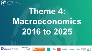 White text on a green bckground