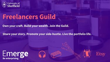 Own your craft, build your wealth, join the guild. Share your story, promote your side-hustle, live the portfolio life.
