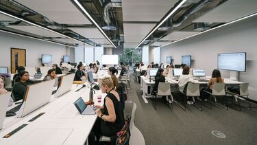 Students in a seminar