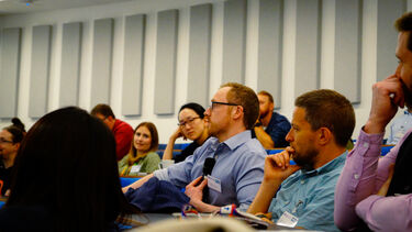 A member of the audience for the PEE24 Conference