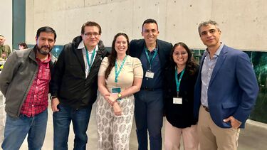 A group of alumni at an event in Mexico City