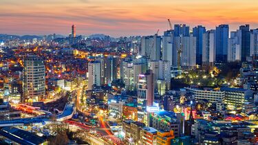 Seoul city skyline