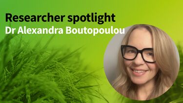 Researcher spotlight - Dr Alexandra Boutopoulou