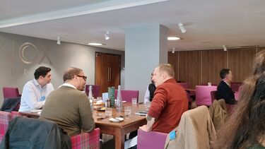 Meal at the research update 